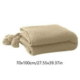 thumbnail image 3 of Summer Blankets and Throws,Throw Blankets for Couches and Sofas,Boho Throw Blanket,Su Knitted Blanket for Office Conditioning Nap Blanket Woolen Blanket Sofa for Carpet and Blanket 27.55x39.37in, 3 of 9