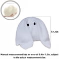 thumbnail image 3 of Cute Ghost Plush Toy-Lifelike Ghost Plushie Doll Soft Hugging Plush for Halloween Christmas Birthday Gift, 3 of 5