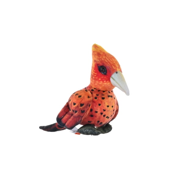 Wild Republic Rainforest Chestnut Wood Pecker, Stuffed Animal, 4.5 Inches, Plush Toy, Fill is Spun Recycled Water Bottles, Eco friendly