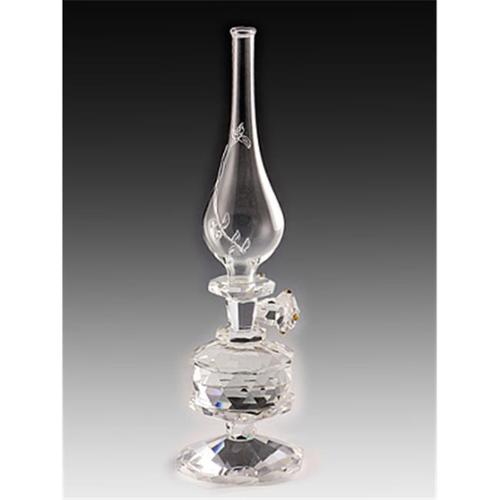 Asfour Crystal 15040 1. 96 L x 6. 69 H inch Crystal Oil Lamp Egyptian