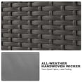 thumbnail image 6 of 7 Piece Outdoor Patio Furniture Set Rattan Wicker Sofa Set With Coffee Table,Grey, 6 of 9