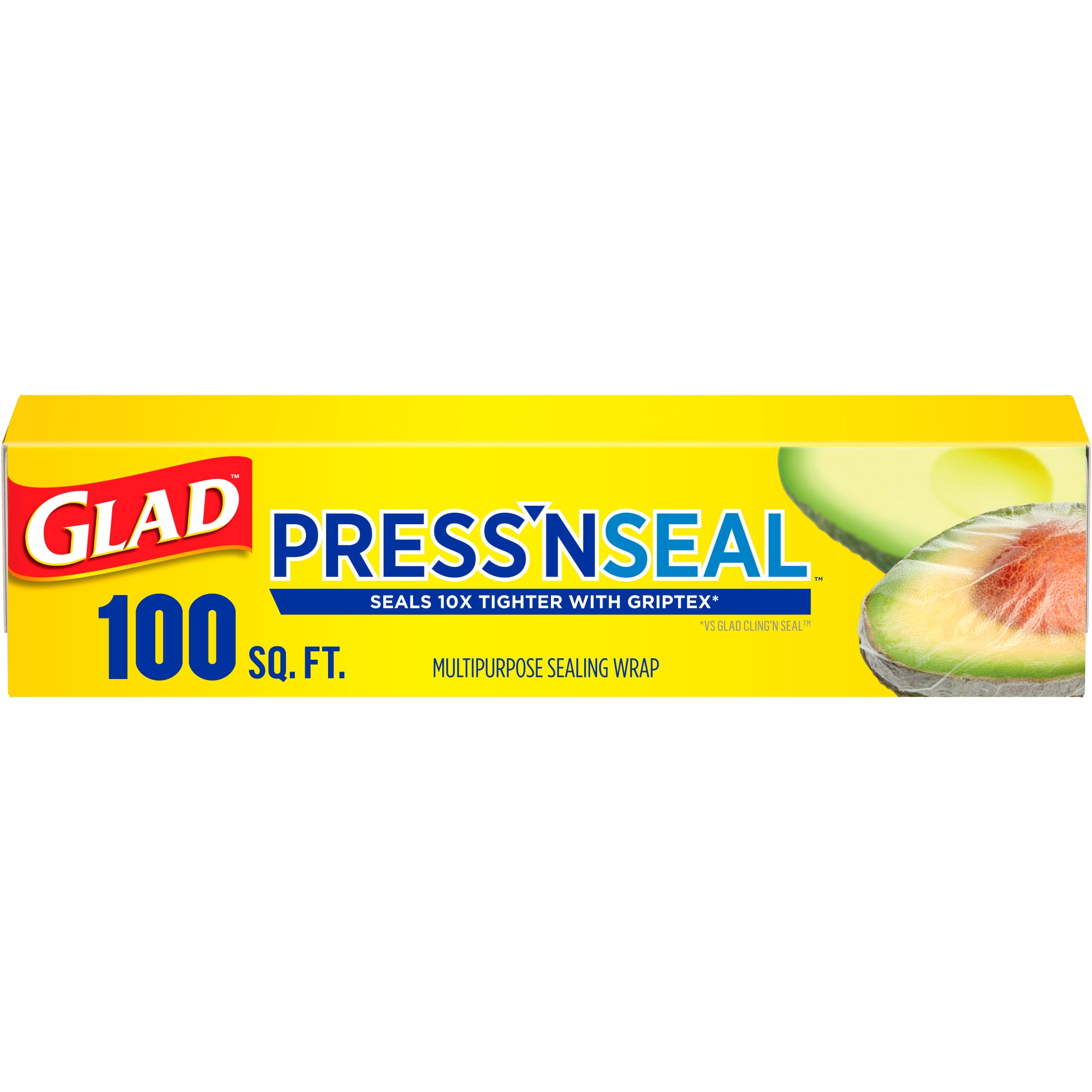 Glad, Press'n Seal Plastic Food Wrap, 70 sq ft, Clear - Walmart.com