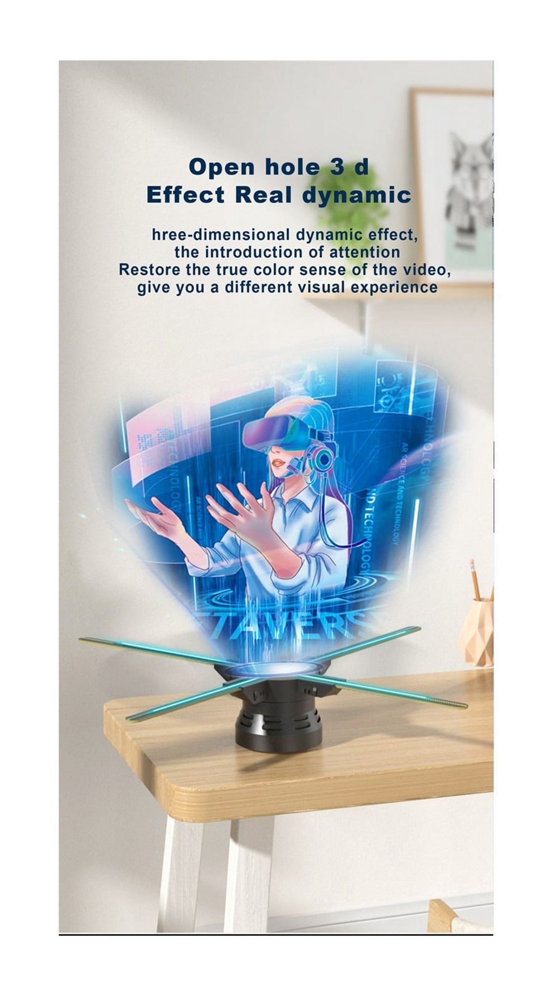 39.37inch 3d Fan Hologram Projector 3d Display Advertising Logo Light Easily Control Floating Art Decorative Holo Graphic ,Versatile And Practical