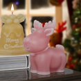 thumbnail image 3 of 3D Navidad ciervo alce muñeco de nieve molde de vela de silicona DIY hecho a mano aromaterapia yeso resina artesanías hacer Navidad decoración del hogar, 3 of 5