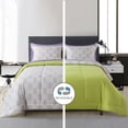thumbnail image 3 of Mainstays 7-Piece Reversible Bed in a Bag with Laundry Tote, Modern Geo, King, 3 of 15