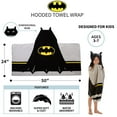 thumbnail image 4 of Batman Kids Bath/Pool/Beach Cotton Terry Hooded Towel Wrap, 24" x 50", 4 of 6