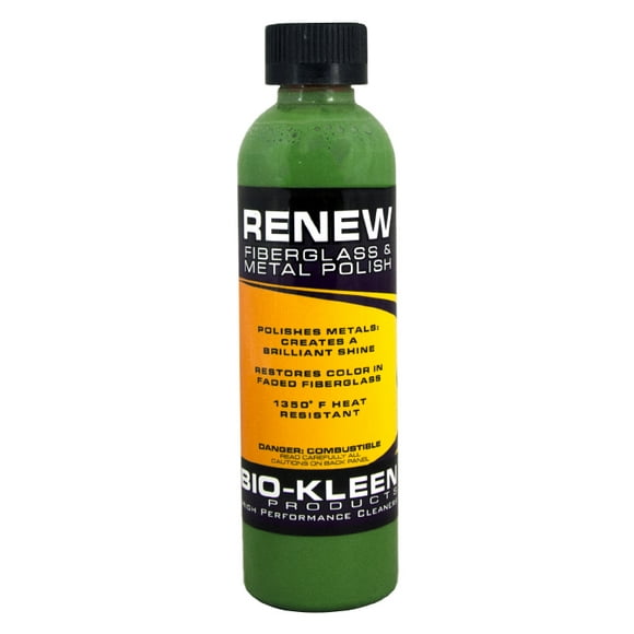 Bio-Kleen Metal Polish M01003 Renew; For Polishing Metals/Restore Headlights; 4 Ounce Bottle