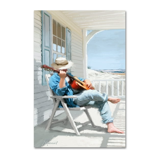 Trademark Fine Art 'Guitar I' Canvas Art by The Macneil Studio