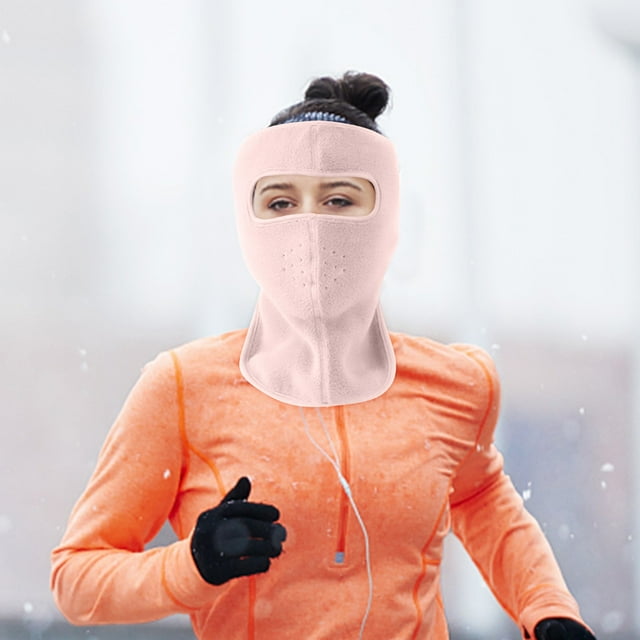 Winter Masks For Warmth, Thickened Neck And Ear Protection, Men's And Women's Winter Wind And Cold Flocking Full Face Masks