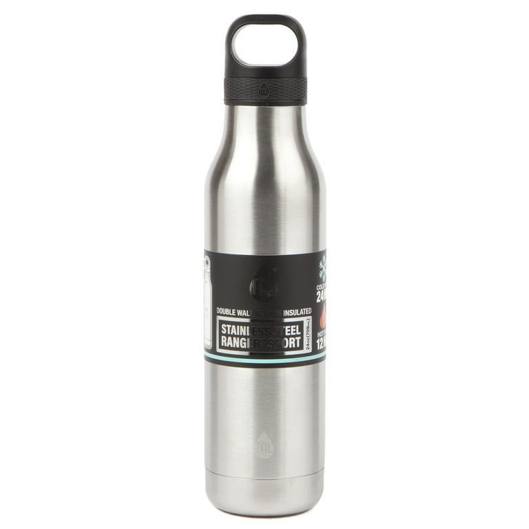 TAL Ranger 26 oz Blue Solid Print Stainless Steel Water Bottle with Straw