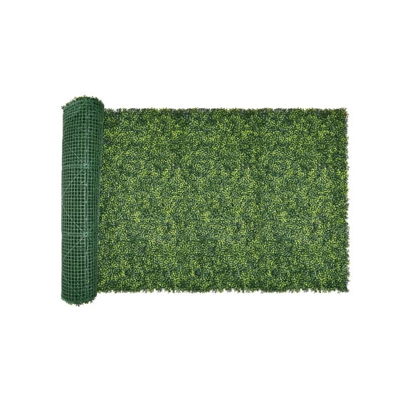 VEVOR Artificial Grass Wall Panels, 40 x 120 inch, Milan Grass Greenery Boxwood Panel for Indoor Outdoor Green Decor & Ivy Fence Covering