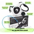 thumbnail image 2 of Correa retráctil para perros Snuggle Paws de 5 m con linterna LED de 30 kg, 2 of 9