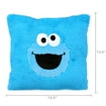 thumbnail image 5 of Sesame Street Cookie Monster Blue Sherpa Toddler Pillow Applique, 1 Count, 5 of 5
