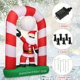thumbnail image 6 of Costway 7.5 FT Inflatable Christmas Lighted Santa Claus Stand on Archway Yard Decoration, 6 of 9
