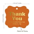 thumbnail image 7 of Inkdotpot Thank You For Celebrating The Bride To Be Bridal Shower Bottle Tag Real Gold Foil Favor Bracket Shape Hang Tags Pack Of 50, 7 of 7