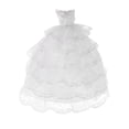thumbnail image 2 of Vestido de novia, modelo de muñeca, joyería, juego de simulación, figura a escala 1/6, vestido de novia Plata blanca, 2 of 9