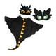 thumbnail image 1 of Disfraz de Dragón con Capa de Sombrero para Regalos de Halloween Vestir a Fiesta de Cumpleaños para , negro Yinane Disfraz de dragón, 1 of 7