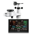 thumbnail image 1 of VEVOR 5-in-1 Wireless Weather Station, 7.5-Inch VA Display, Solar Powered Outdoor Sensor, Rain Gauge, Indoor Outdoor for Weather Forecast, Temperature, Humidity, Wind Speed and Direction (No WiFi), 1 of 9