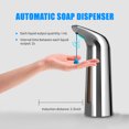 thumbnail image 6 of 400mL Automatic Soap Dispenser Infrared Hand-free Touchless Soap Dispenser Dish Liquid Lotion Gel Shampoo Chamber Auto Dispenser for Bathroom Kitchen, 6 of 7