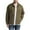 Army Green, variant on KIHOUT Fall and Winter Mens Coat Men's Fashion Casual Solid Color Zipper Pockets Long Sleeve Hoodless Casual Outwear