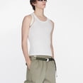 thumbnail image 1 of Qopobobo Débardeurs pour Hommes Mode Homme Décontracté Sans Manches Col Rond Chemise Gilet Blanc,m, 1 of 6