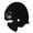 Black, variant on Acrylic Ribbed Goggle Hat for Adults with Extended Ear Coverage and Button-Secured Detachable Face Cover for Cold Weather Styling