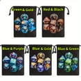 thumbnail image 4 of 7pcs Polyhedral DND Dice Set, for Table Game Dice Role-Playing RPG Dice, Blue & Purple, 4 of 9