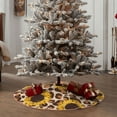 thumbnail image 6 of Kll Leopard Sunflowers Christmas Tree Skirt 30",Party Decorations Farmhouse For Christmas Decorations Holiday Party, 6 of 8