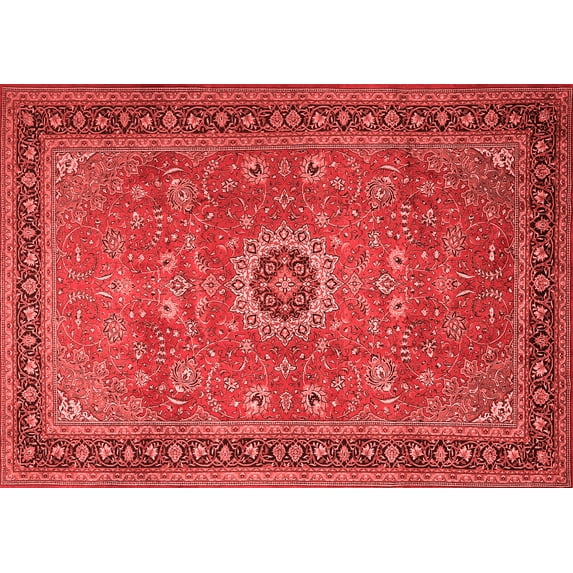 Ahgly Company Indoor Rectangle Persian Red Traditional Area Rugs, 2' x 3'