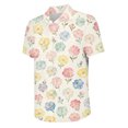 thumbnail image 5 of QASIEATN Women's Shirts Summer Lightweight Blouses Short Sleeve Shirts for Women Collared Casual Tops, 5 of 5