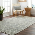 thumbnail image 2 of Hauteloom Aziel Wool Hallway, Kitchen Runner Rug - Traditional, Transitional - Ivory, Black - 2' x 5', 2 of 7