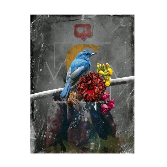 Canvas Wall Art - NUMA Art 'TOTUS' Wall Art for Living Room, Bedroom, or Office Décor by Trademark Fine Art - 14 x 19 Inches