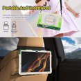 thumbnail image 4 of 3in1 Rotating Stand Case for Samsung Galaxy Tab S9+ 12.4 inch SM-X810 with Hand/Shoulder Strap, Shockproof Rugged, Green, 4 of 7