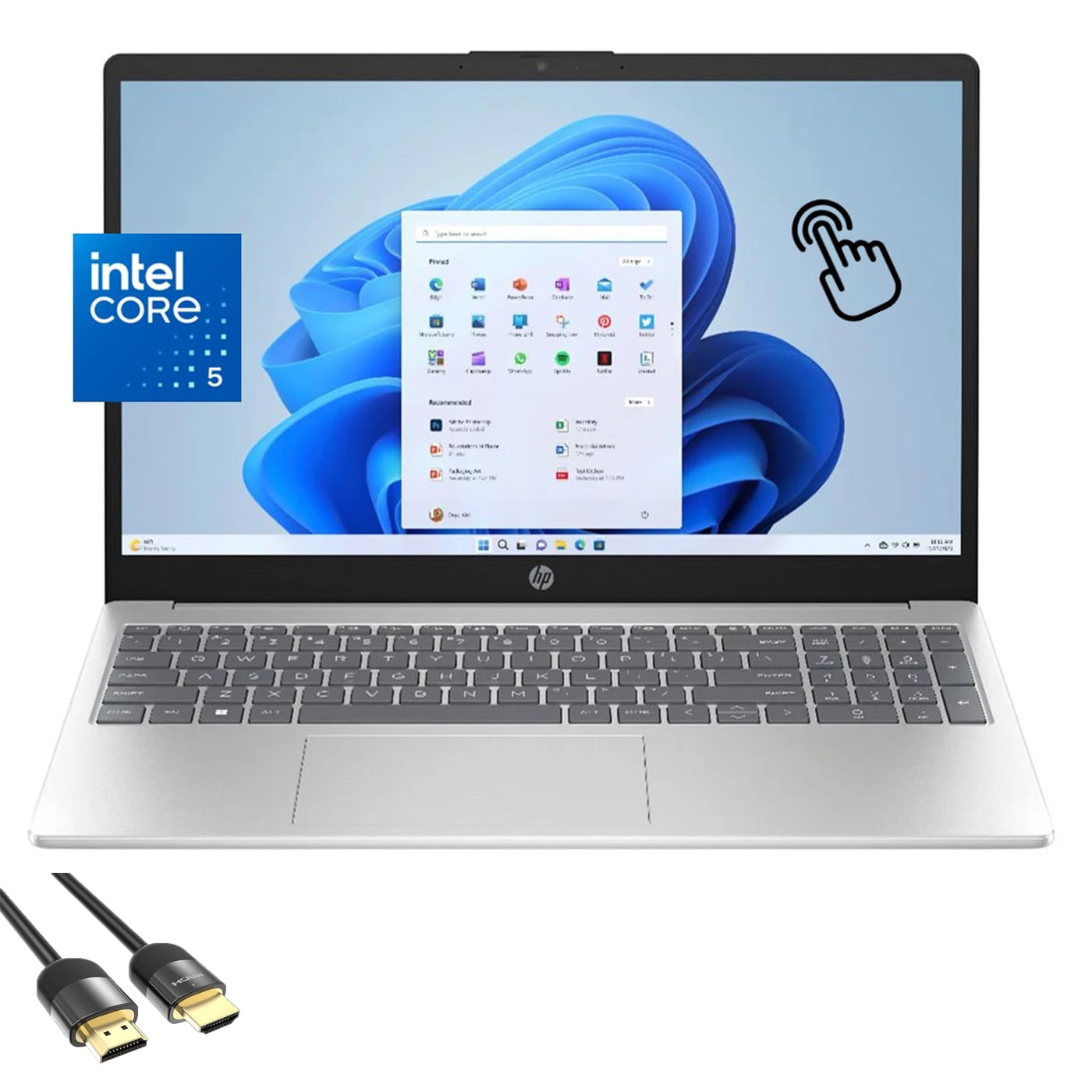 HP 15.6 inch Touchscreen Laptop, Intel Core 5 120U (beats i7-1355U