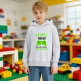 thumbnail image 4 of IWRICH Kids 100 Days of School Hoodies Long Sleeve Lined Hooded Sweatshirts Cute Tops,Size 2-14 Years White 130, 4 of 7