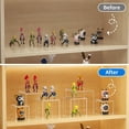thumbnail image 3 of NIUBEE Acrylic Display Risers Stand 2 Sets,3 Steps Clear Riser Shelf Showcase for Amiibo Funko POP Figures -3"x3"x4", 3 of 7