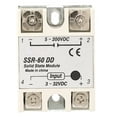 thumbnail image 1 of Solid State Relay, SSR-60DD, High Reliability High Switching Speed 5-110Vdc For Packaging Machinery Cnc Machine Tools Food Machinery 3-32VDC to 5-110VDC, 1 of 8