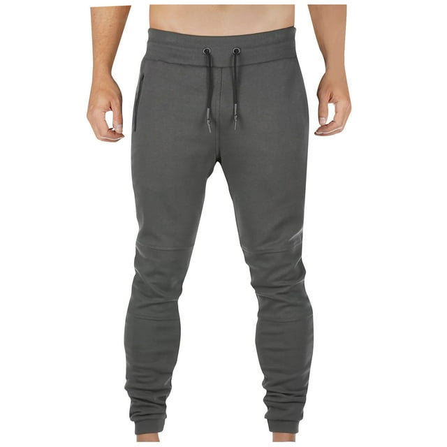 Pantalones largos para hombre con cordón, cintura elástica, múltiples bolsillos, pantalones casuales para hombre