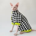 thumbnail image 5 of HQREA Turtleneck Sphynx Cat Winter Coat with Zipper & Thickened Cotton Lined, Warm Jacket for Cat, 5 of 6