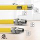thumbnail image 2 of Kit de Conector de Gas HIGHCRAFT 91 cm Acero Inoxidable Amarillo, 2 of 8