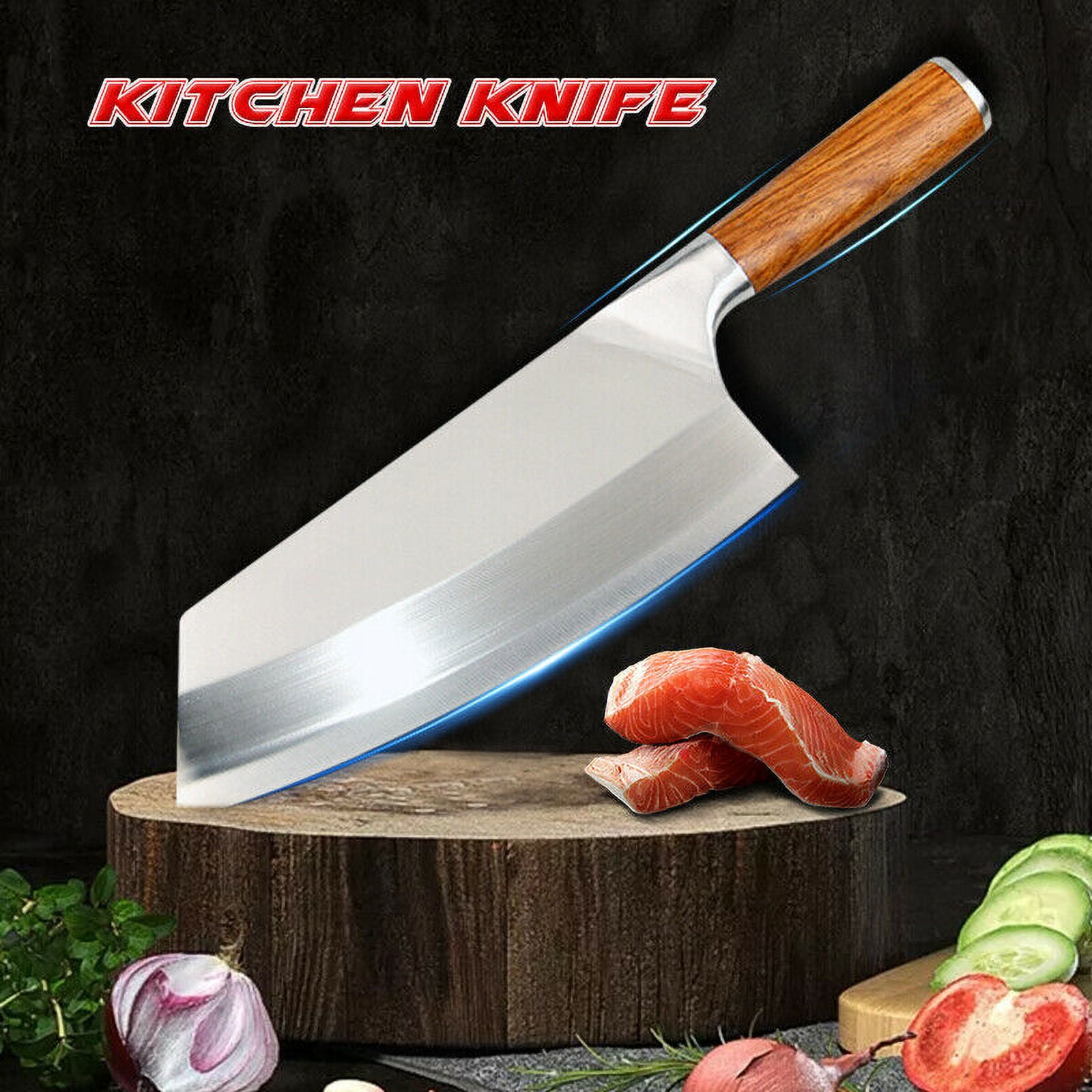 KD 6 Inch Chop Bone Knife Heavy Duty Kitchen Meat Cleaver