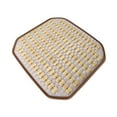 thumbnail image 4 of Nishiyuenyi Bamboo Car Seat Cushion Seat Protector Anti Slip Universal Sturdy Cooling Breathable for Vehicle Office Chair Home Auto Beige, 4 of 9