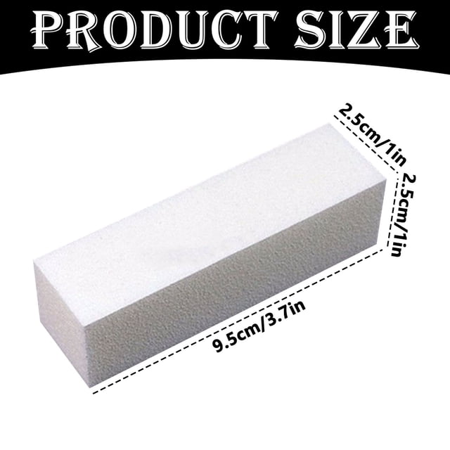 White Sponge Blocks for Cleaning, High Density Multi-Purpose Buffering Pads, Shockproof Packaging Material, Flexible Cutting for Crafts, 5 Pack, Sponge 5 Pcs