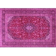 thumbnail image 1 of Ahgly Company Indoor Rectangle Medallion Pink Traditional Area Rugs, 7' x 9', 1 of 4