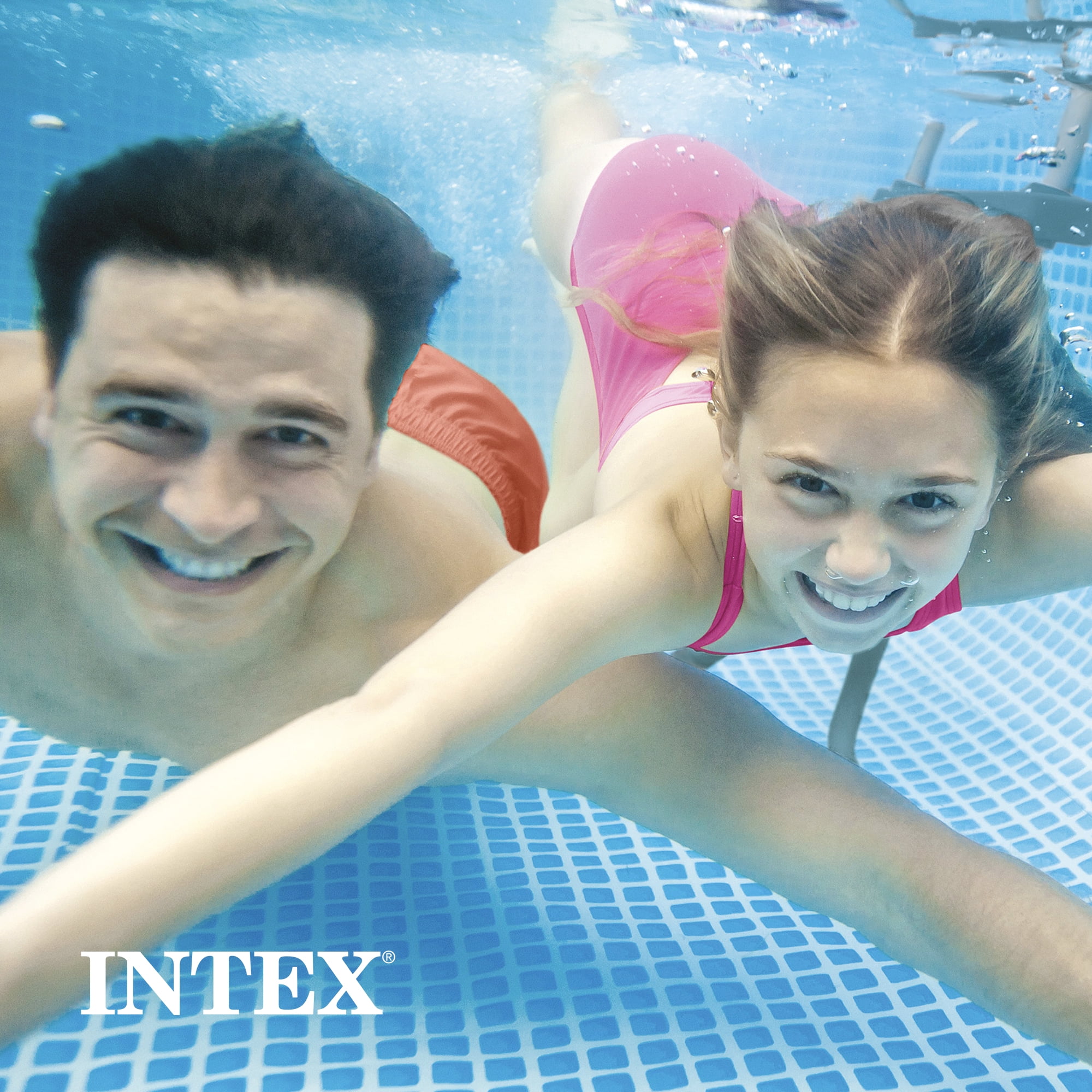Open Box Intex 10' x 30" Easy Set Above Ground Inflatable Pool (2 Pack)
