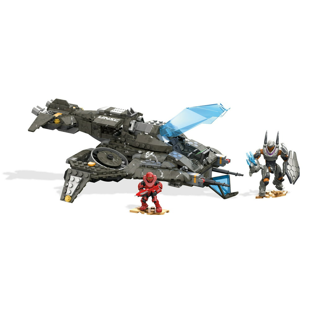 Mega Construx Halo 5 Warzone Wasp Strike Building Set - Walmart.com ...