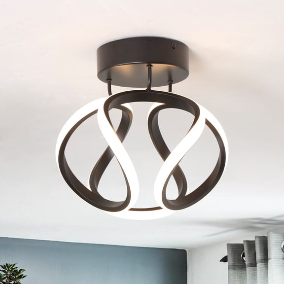 11 inch LED Flush Mount Novelty Ceiling Light Globe Dimmable
