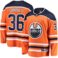 thumbnail image 1 of Jack Campbell Edmonton Oilers NHL Fanatics Breakaway Home Jersey, Large, 1 of 2