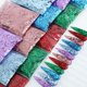 thumbnail image 4 of 50g Sky Blue Mix-purpurina hexagonal para uñas, lentejuelas brillantes de oro rosa, polvo grueso para esmalte de Gel, accesorios para decoración de uñas, 4 of 4