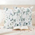 thumbnail image 3 of Sage Green Pillow Covers 2 Pack Eucalyptus Leaf Spring Plant Pillowcase Waterproof Outdoor Throw Pillow Cover for Patio Garden Square Cushion 16”x16”, 3 of 9